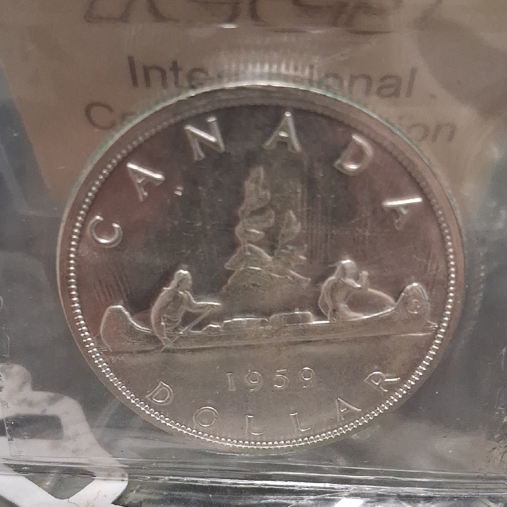 1959 Canadian Silver Dollar